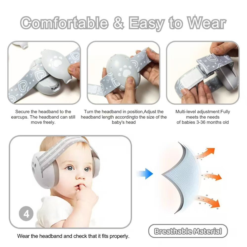 Protetor Auricular para Bebés (Até 36 meses)