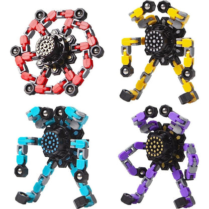Spinner Transformável – Brinquedo Fidget (Pack com 4)
