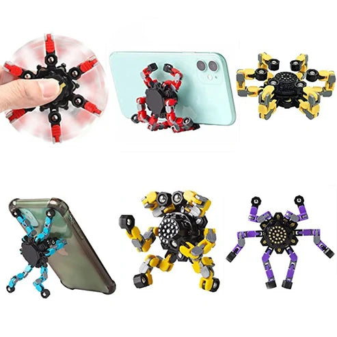 Spinner Transformável – Brinquedo Fidget (Pack com 4)