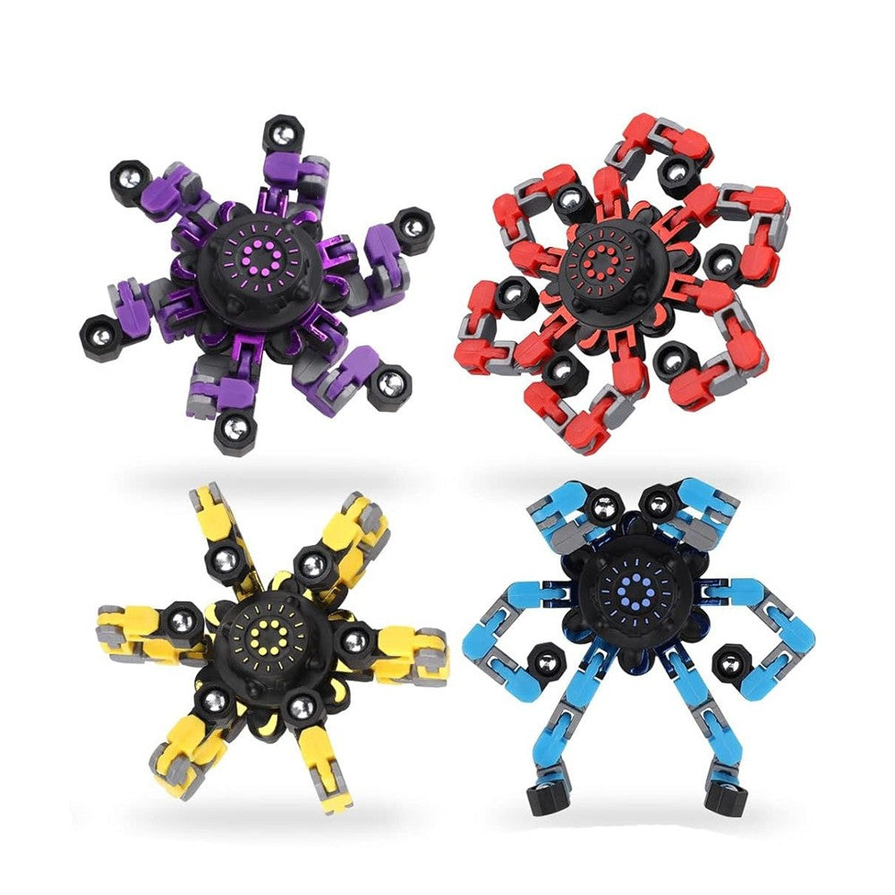 Spinner Transformável – Brinquedo Fidget (Pack com 4)
