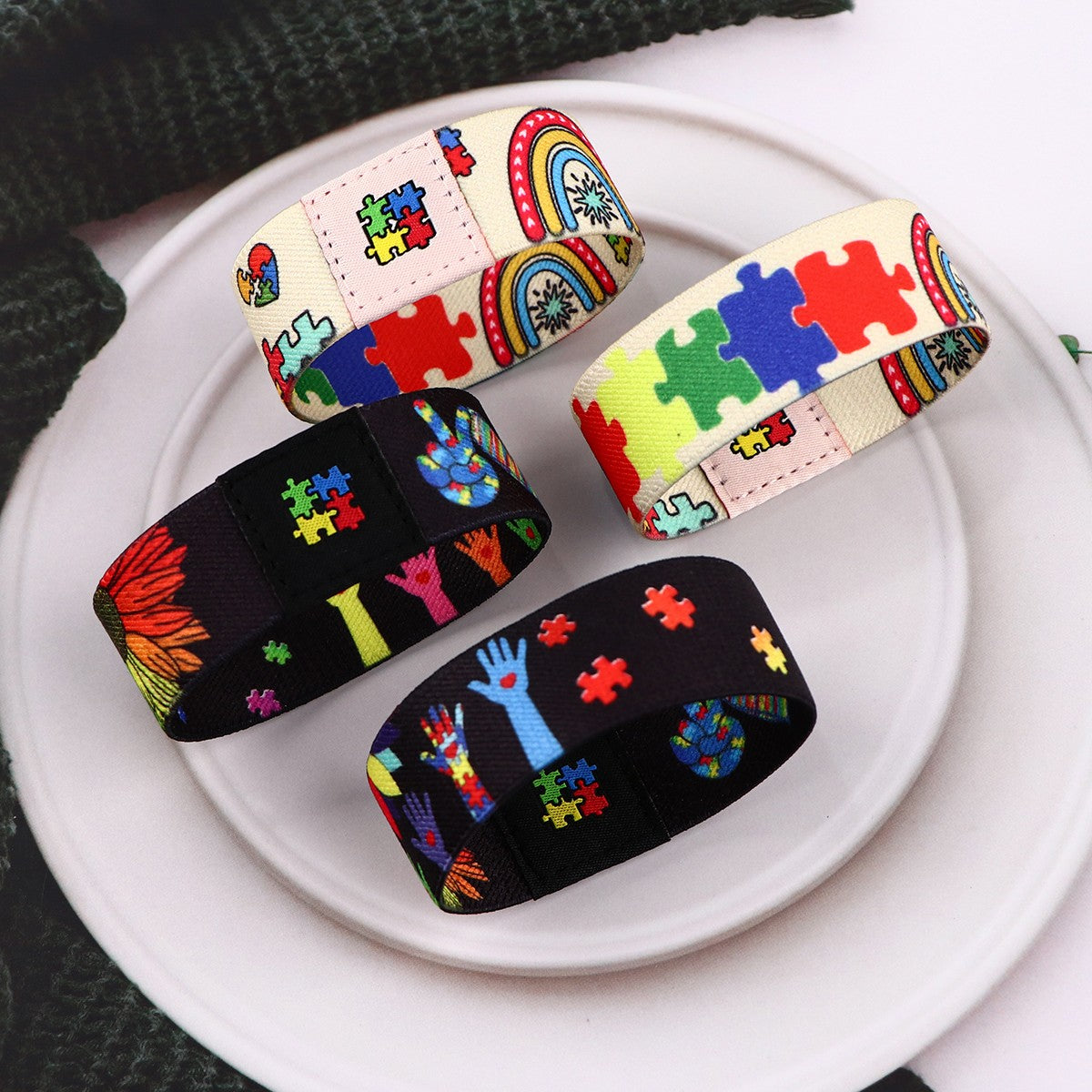 Bracelete TEA – Pulseira de Consciencialização do Autismo
