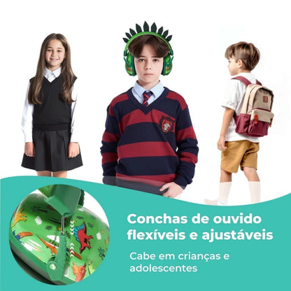 Protetor Auricular Infantil – Dos 3 aos 14 anos (-26 dB)