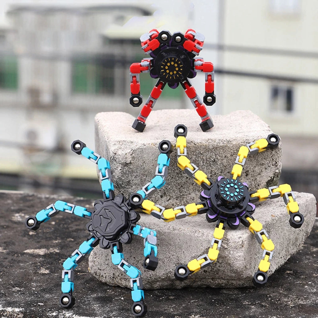 Spinner Transformável – Brinquedo Fidget (Pack com 4)