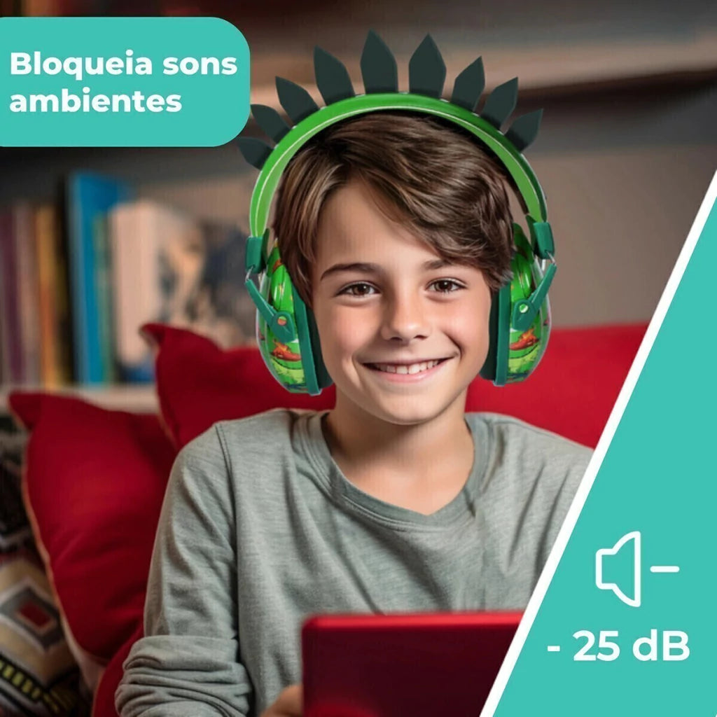 Protetor Auricular Infantil – Dos 3 aos 14 anos (-26 dB)