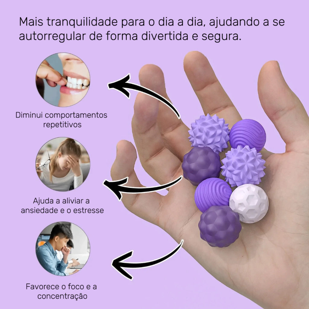 Bolinhas Sensoriais Anti-Stress