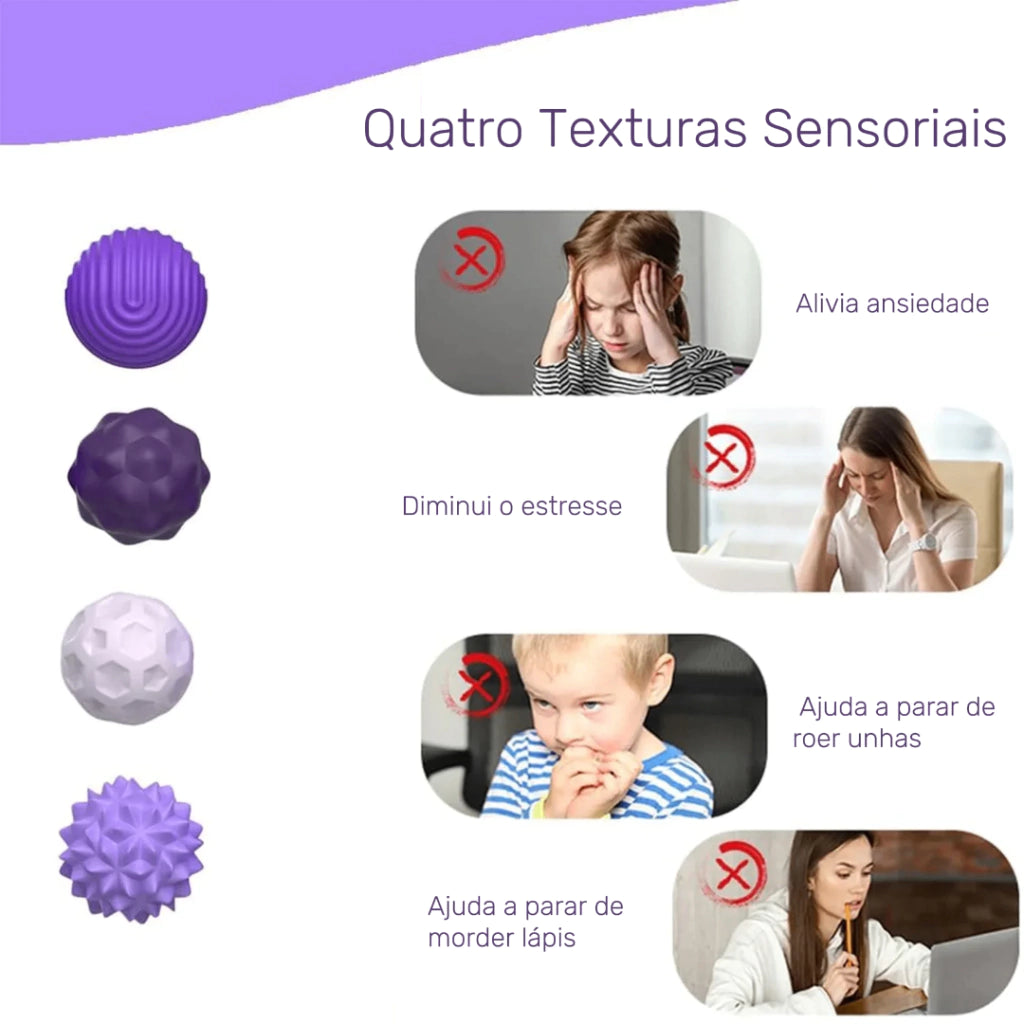 Bolinhas Sensoriais Anti-Stress